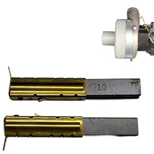 Satz Kohlebürste EBE [Saugturbine MIT Rohranschluß] für alle Re² Pelletheizungen