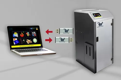 Das myTouch Internet Display für Pelletkessel